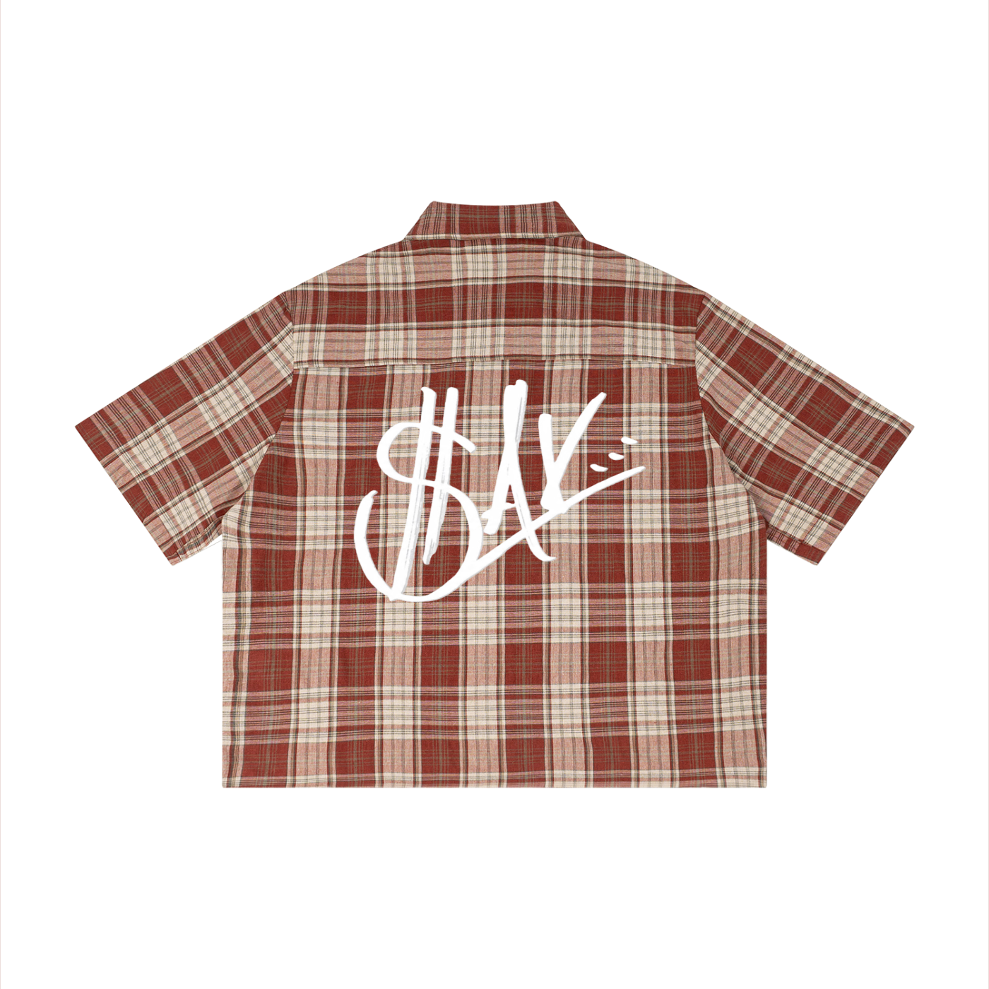 Unisex Plaid Boxy Short Sleeve Shirt