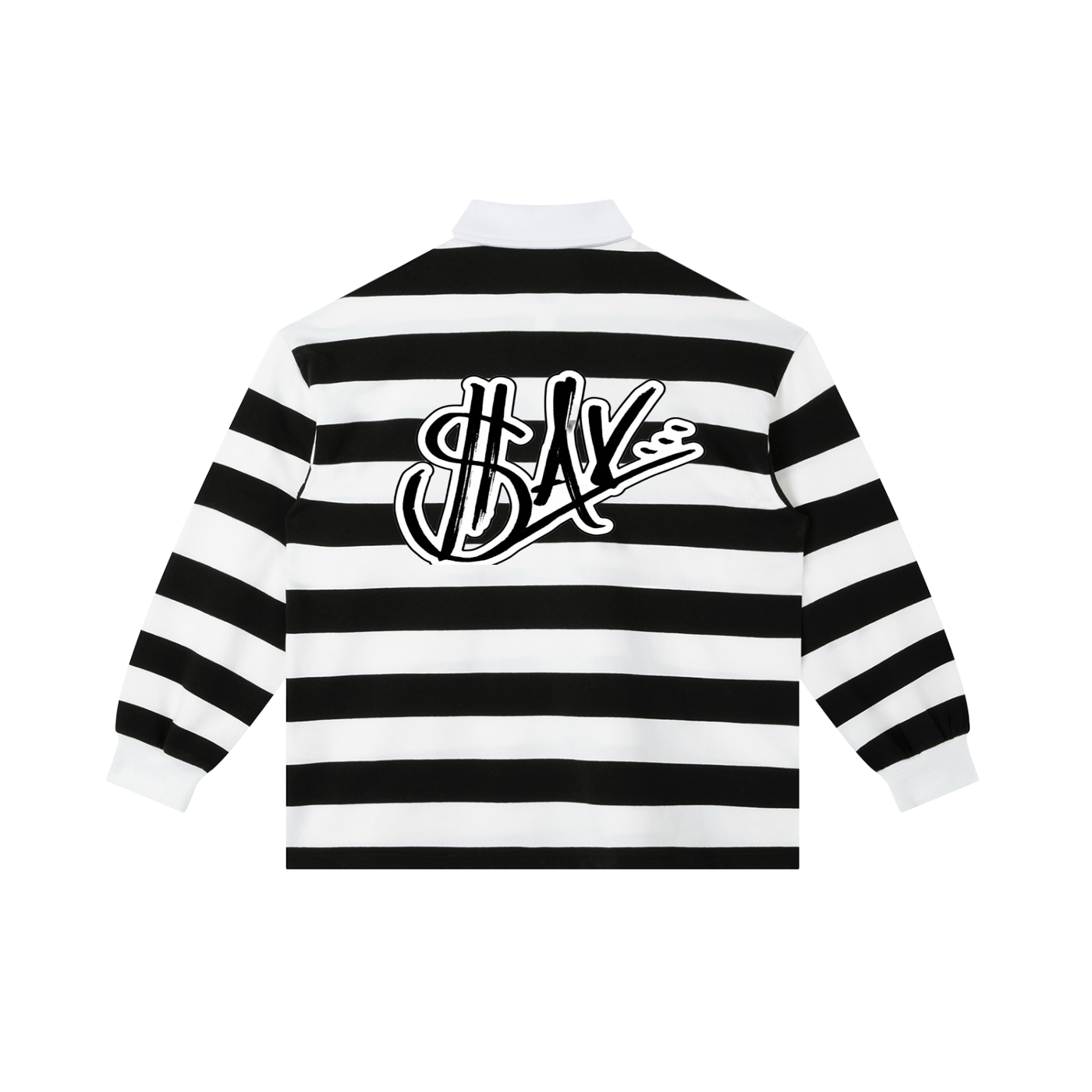 Color Block Stripe Polo Shirt