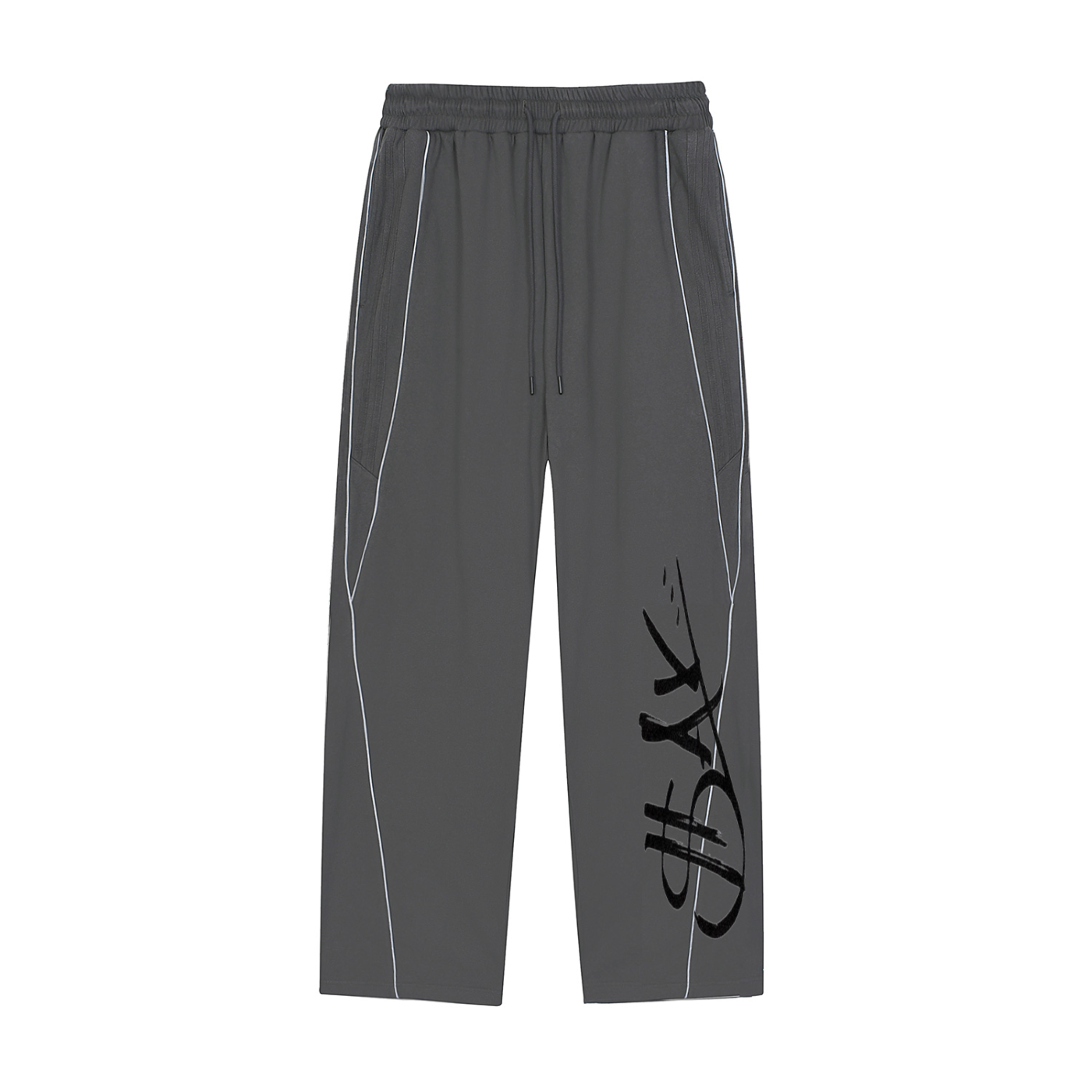 Reflection Striped Straight-Leg Sweatpants