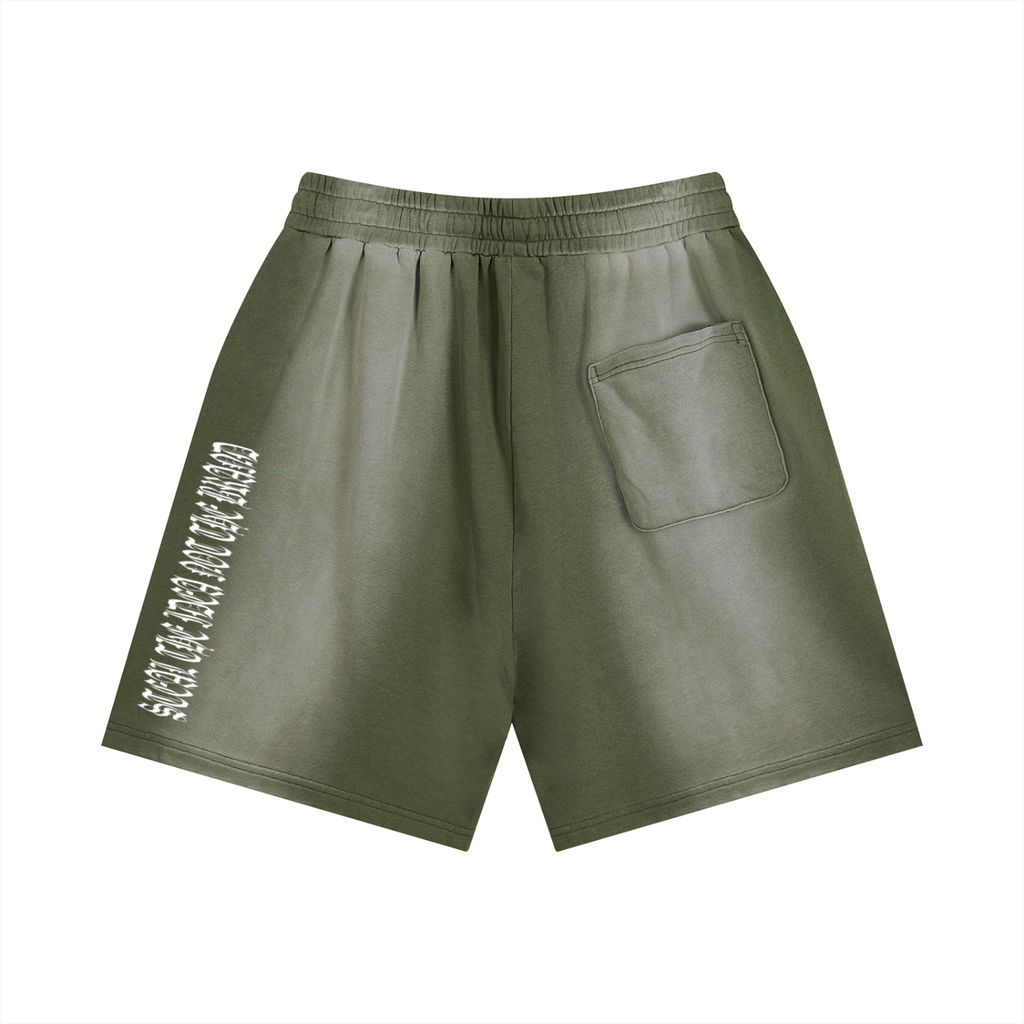 Sun Fade Distressed Shorts