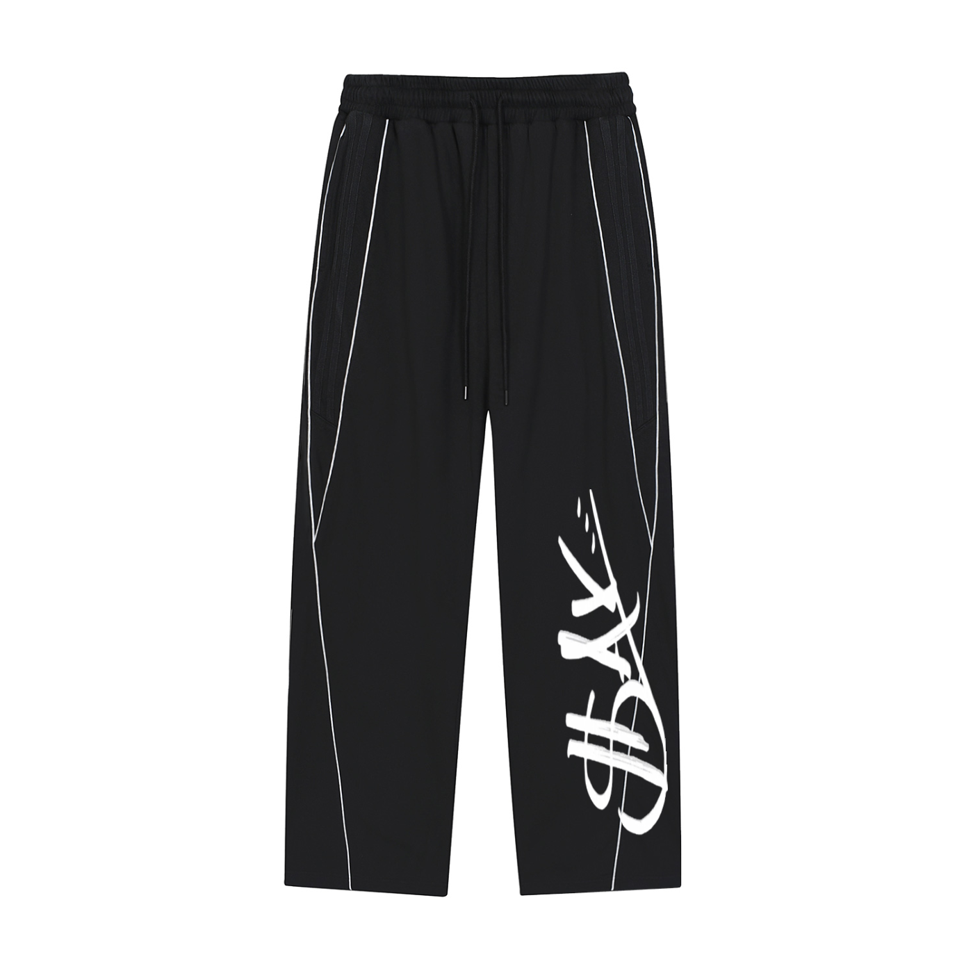 Reflection Striped Straight-Leg Sweatpants