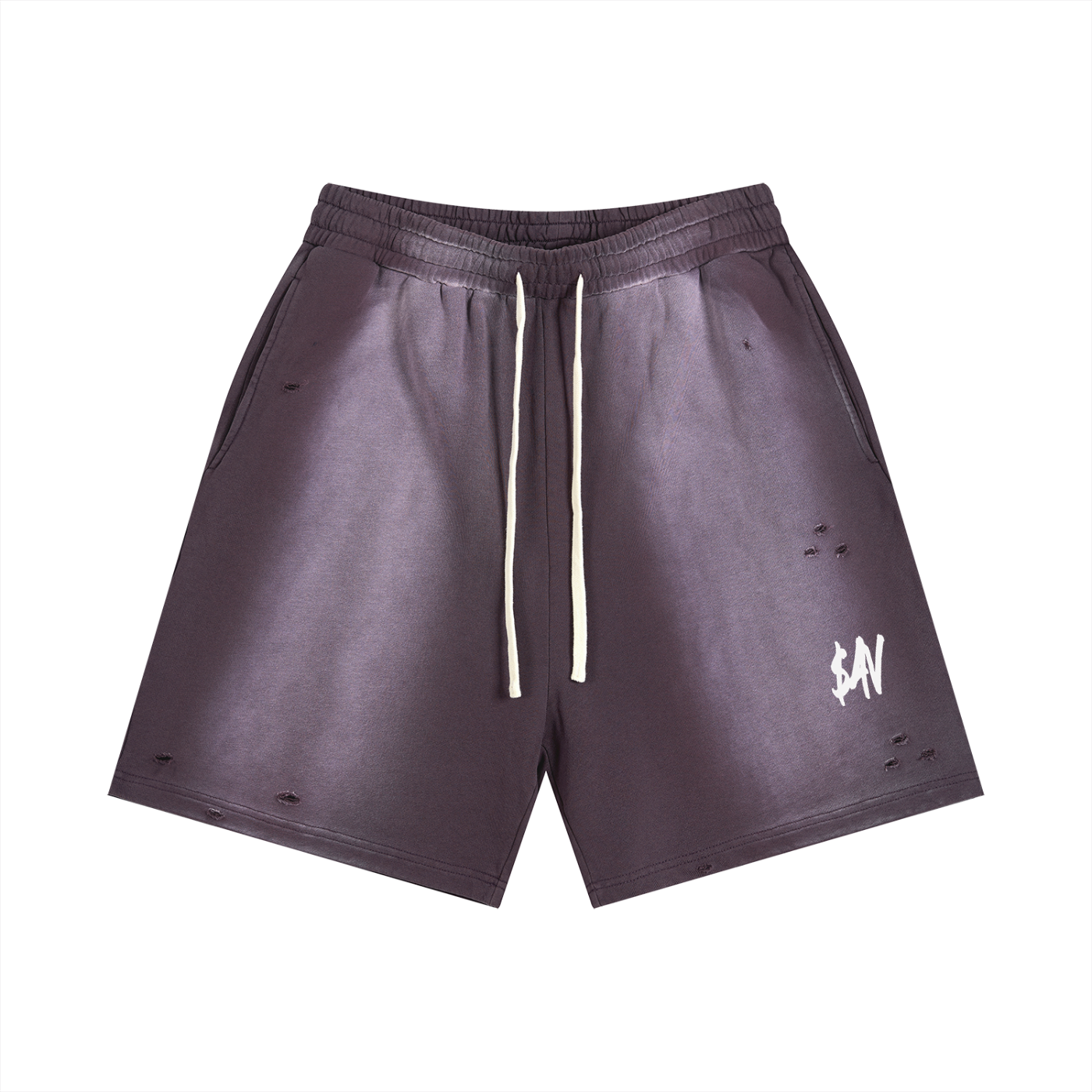 Sun Fade Distressed Shorts