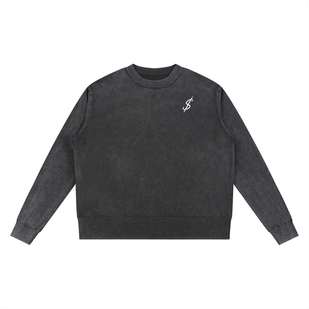 Mineral Wash Oversized Sweater
