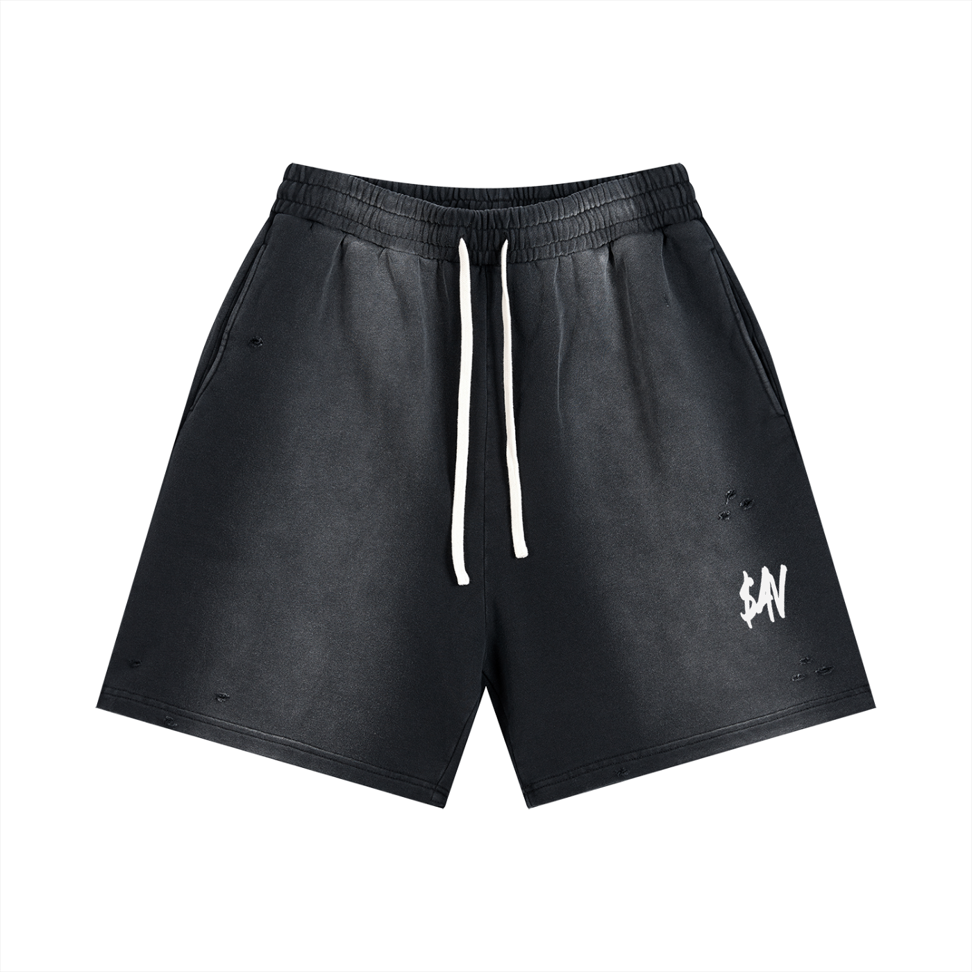 Sun Fade Distressed Shorts