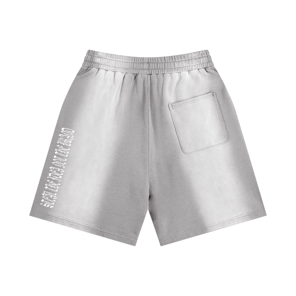 Sun Fade Distressed Shorts