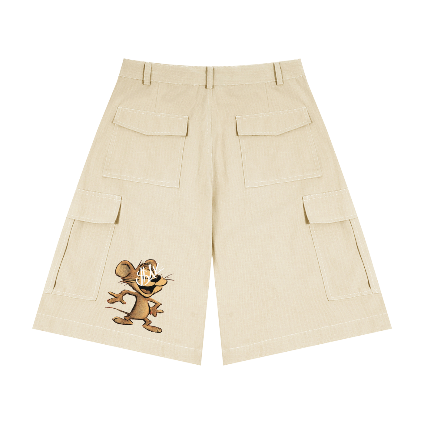 Unisex Woven Cargo Shorts