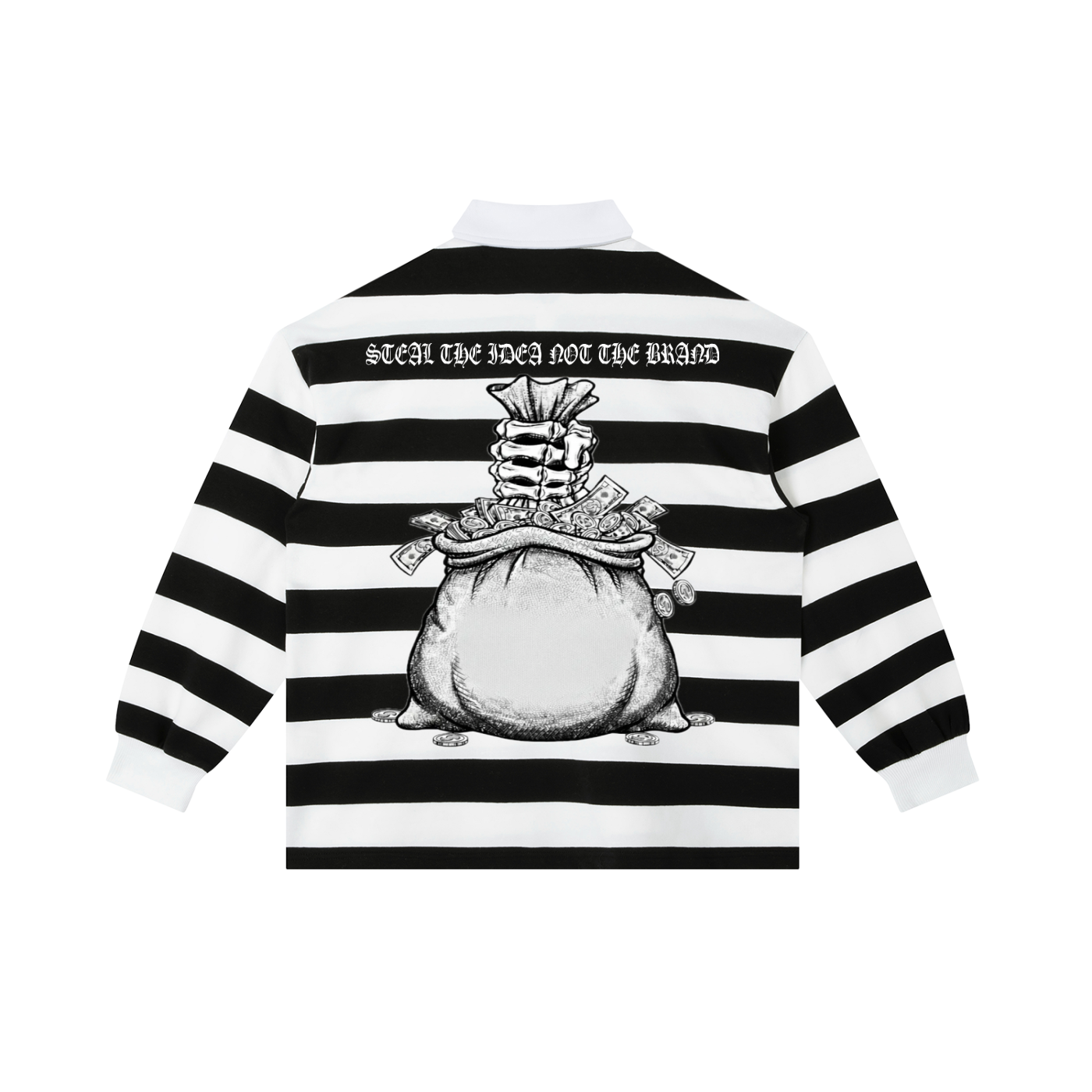 Color Block Stripe Polo Shirt