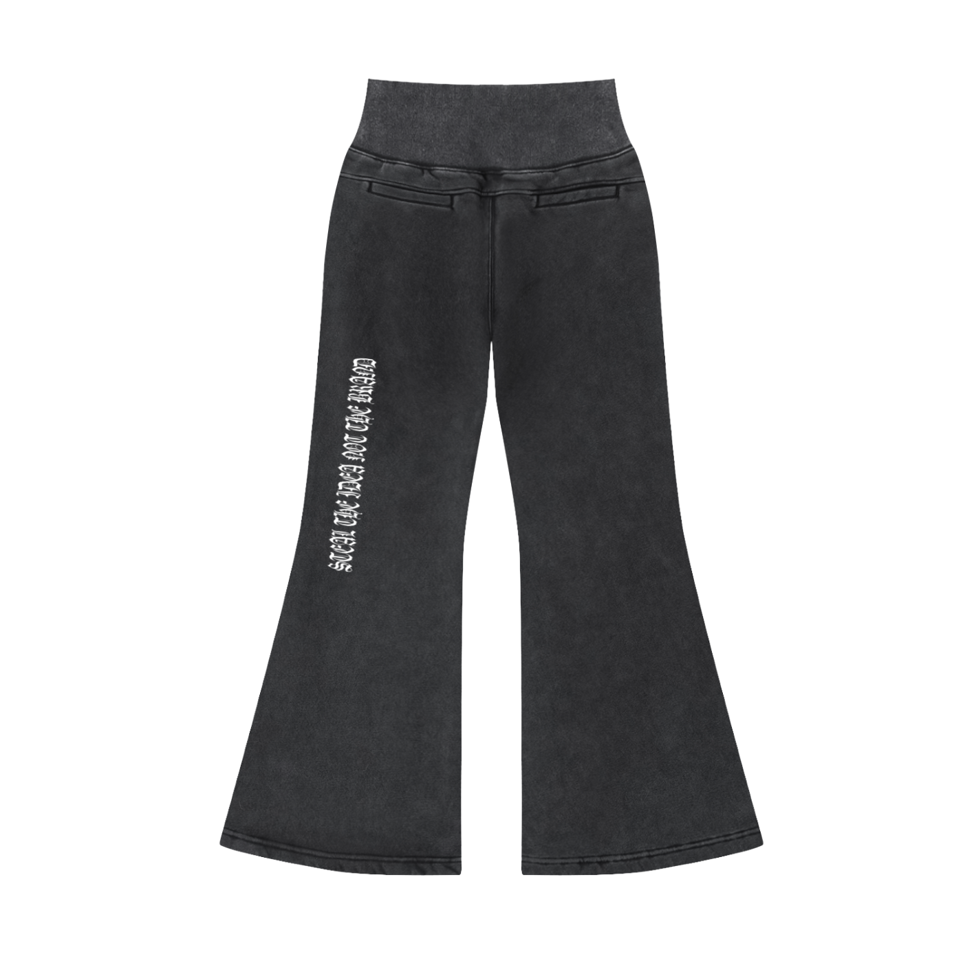 Vintage Washed Flared Fleece Pants