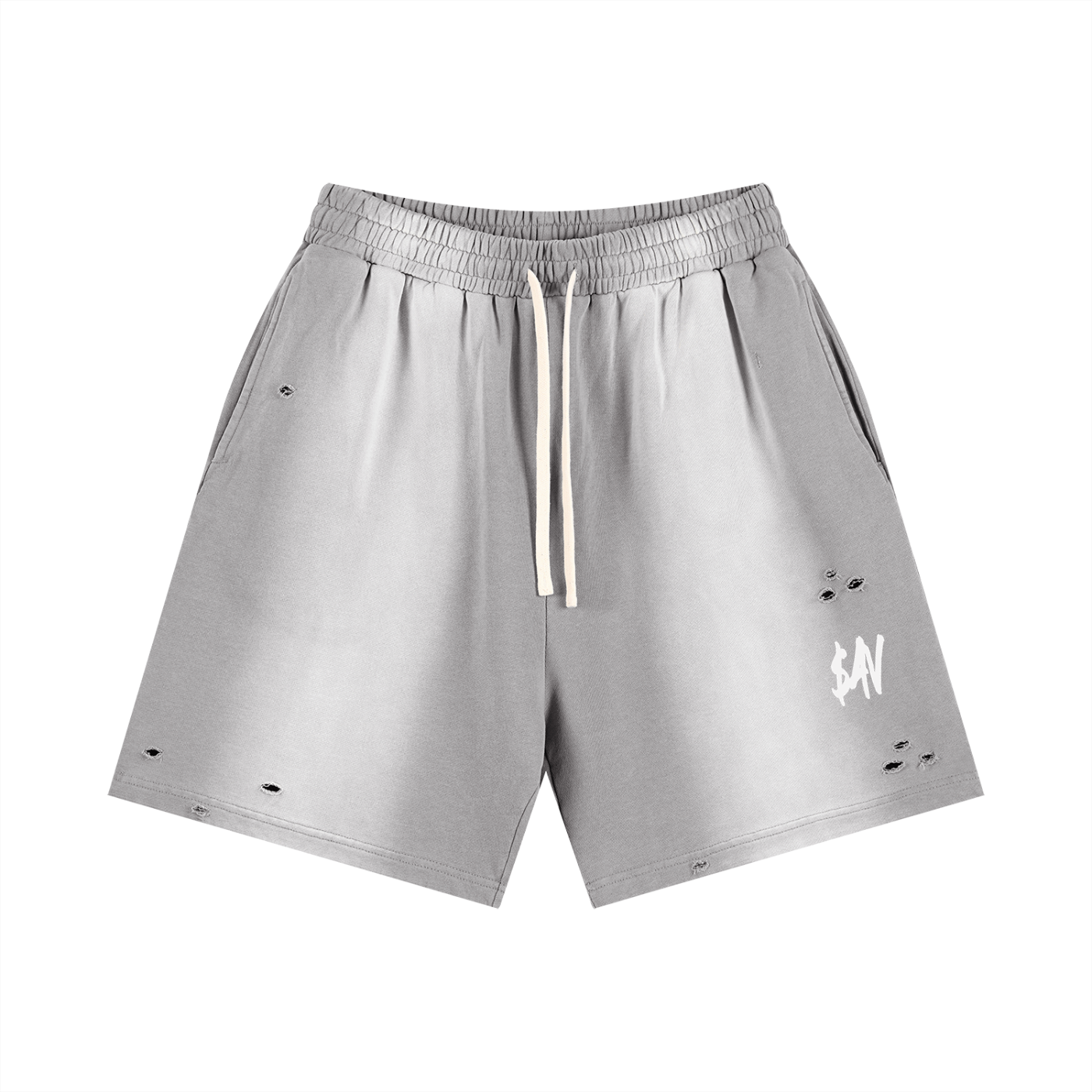 Sun Fade Distressed Shorts