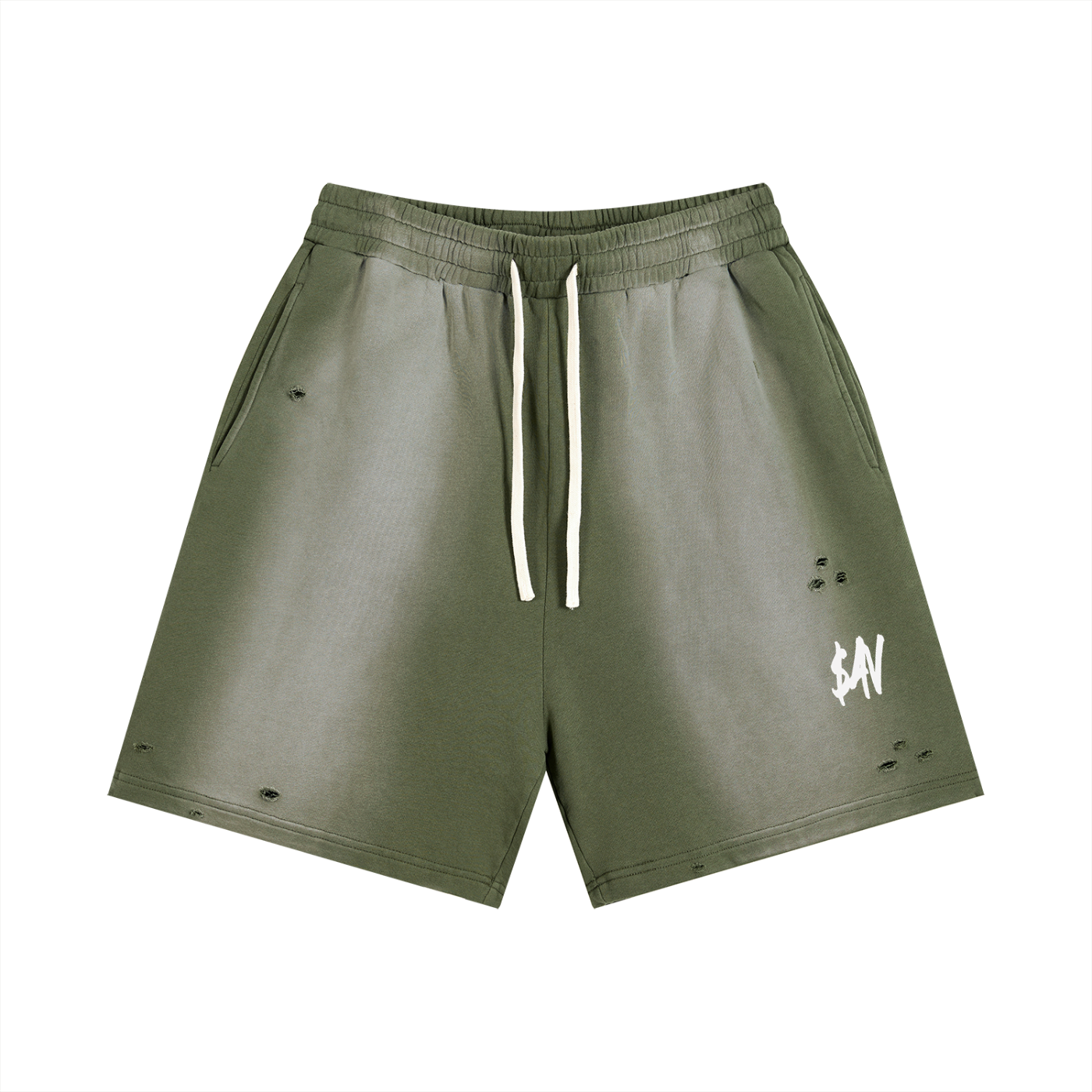 Sun Fade Distressed Shorts