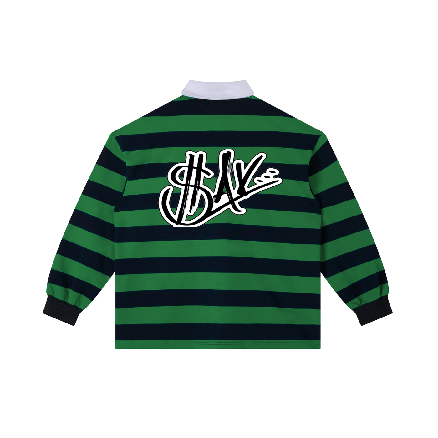 Color Block Stripe Polo Shirt